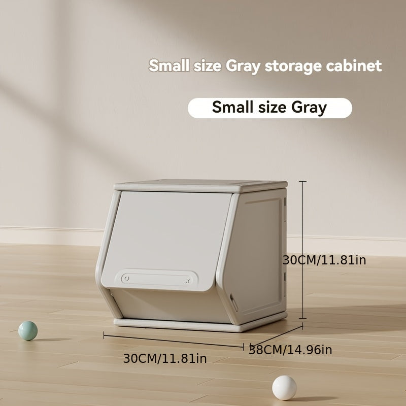 Flip-Top Storage Box, Stackable Wardrobe, Freely Combined Cabinet, Clothing And Home Goods Storage, Suitable for Bedroom Living Room