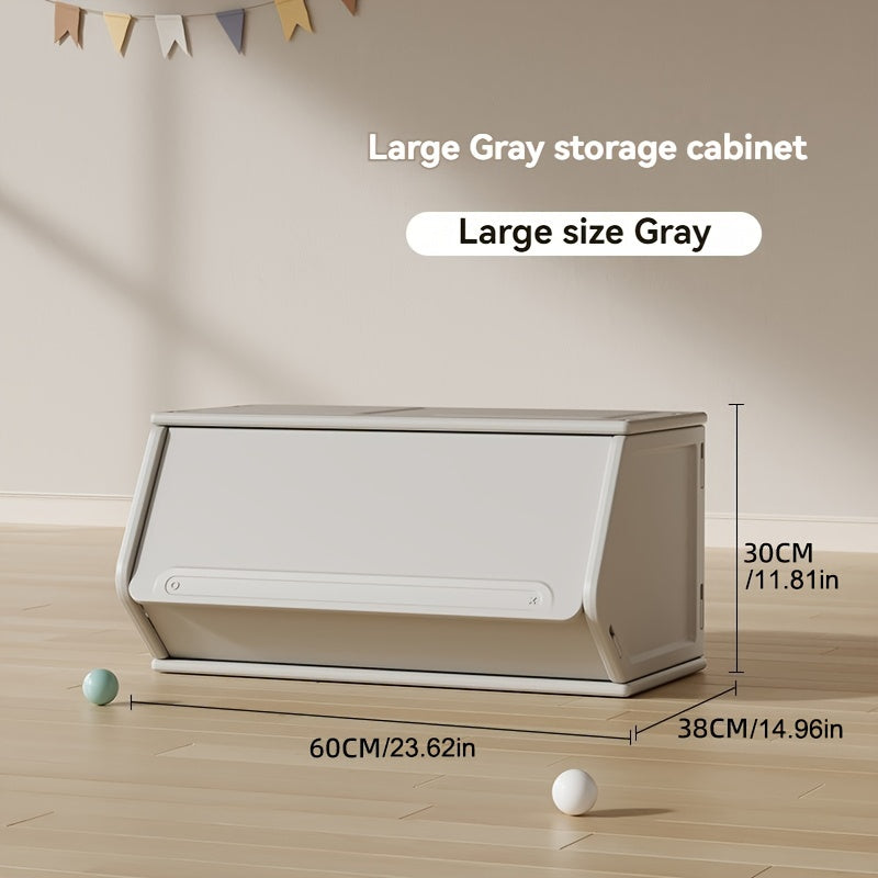 Flip-Top Storage Box, Stackable Wardrobe, Freely Combined Cabinet, Clothing And Home Goods Storage, Suitable for Bedroom Living Room